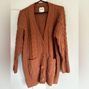 ABERCROMBIE & FITCH long knit cardigan